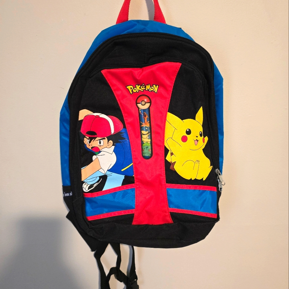 Vintage 1999 Nintendo Brand Pokemon Backpack